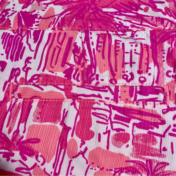 LILLY PULITZER Buttercup Short in shades of pink &white/scalloped hem EUC size 2 - Picture 3 of 7